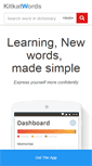 Mobile Screenshot of kitkatwords.com